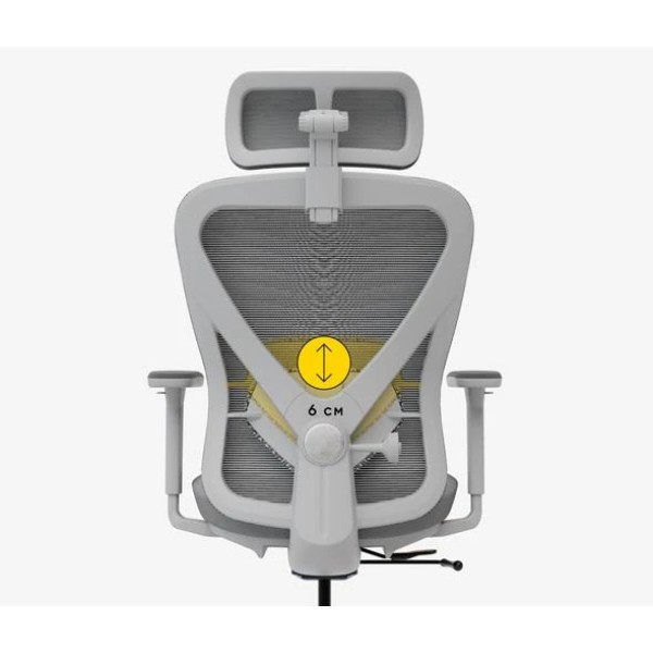 Фото - Кресло офисное Mealux Q1 Air Fabric Grey (HF Q-1 F/G)